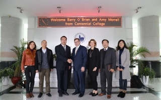 加拿大百年理工学院到访我院