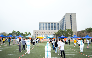 beat365开展本学期第二次全员核酸检测