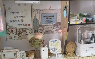 氛围感拉满，宿舍可以这样改造