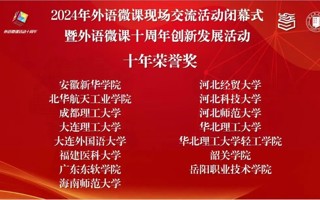 【新浪新闻】beat365中文唯一官网外国语学院荣获中国外语微课大赛“十年荣誉奖”